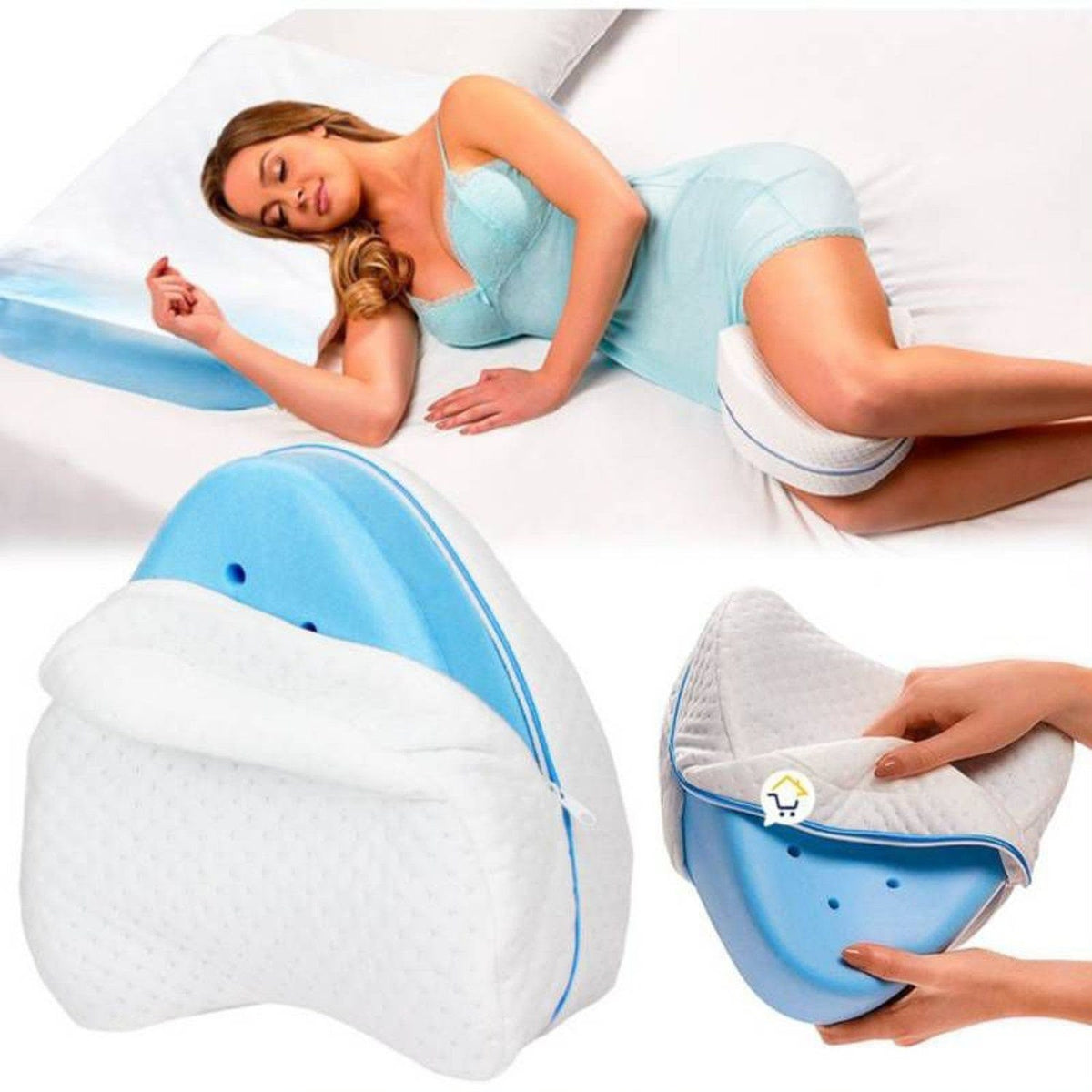 Pack Almohada Cervical + Cojín Piernas