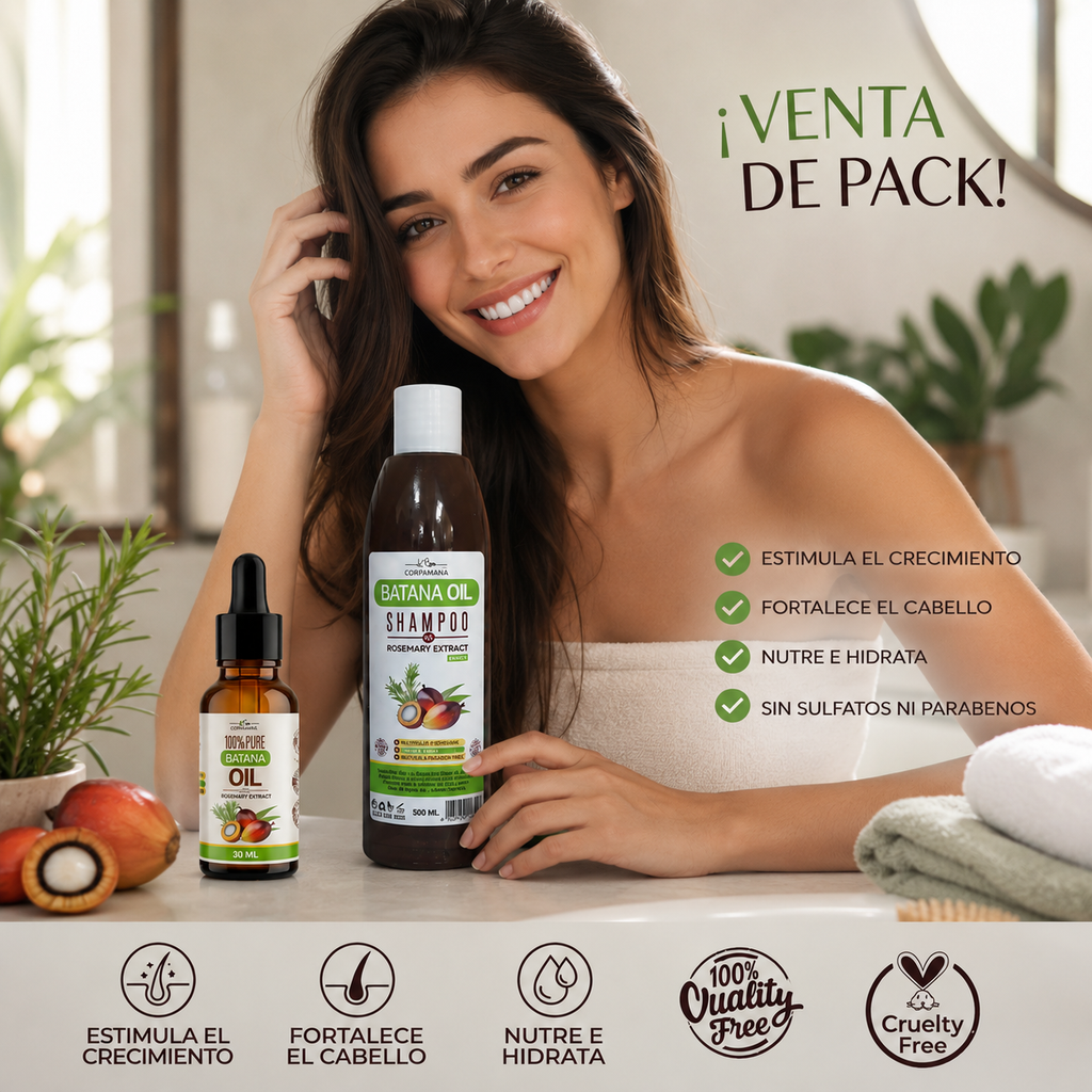 Pack Aceite+ Shampoo Batana Crecimiento